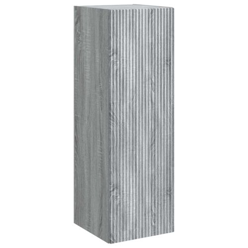 Комплект мебели за баня 6 pcs Сив Сонома