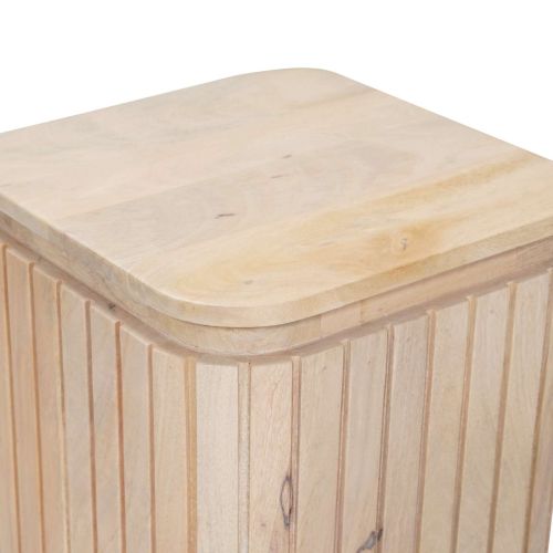 Ръчно изработен комплект масички 2 pcs Бяло 45 x 45 x 45 cm