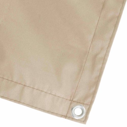 Прозорец за балкон 150 x 700 cm Тъкан с PU покритие Бежово