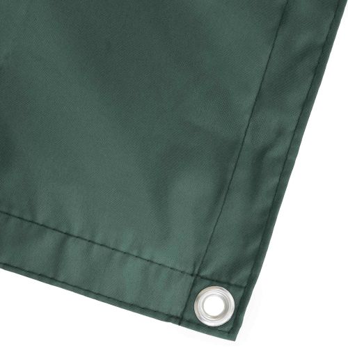 Прозорец за балкон 200 x 200 cm Тъкан с PU покритие Тъмнозелено