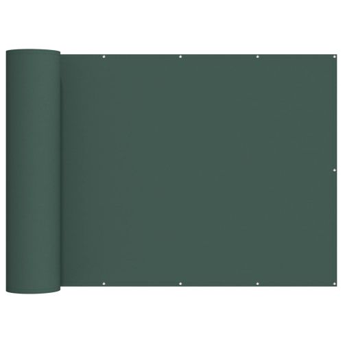 Прозорец за балкон 200 x 600 cm Тъкан с PU покритие Тъмнозелено