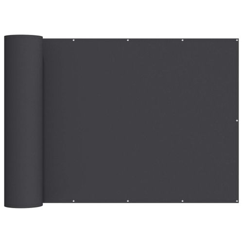 Прозорец за балкон 200 x 400 cm Тъкан с PU покритие Черно