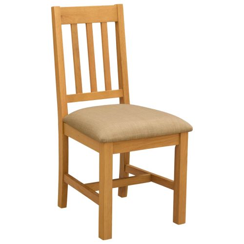 Трапезен стол VENLO 2 pcs Масивен дъб Бежово 45 x 53 x 92 см