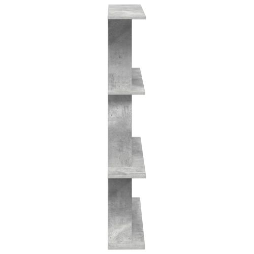 Единица за рафтове на стена Сиво 100 x 20 x 126 см
