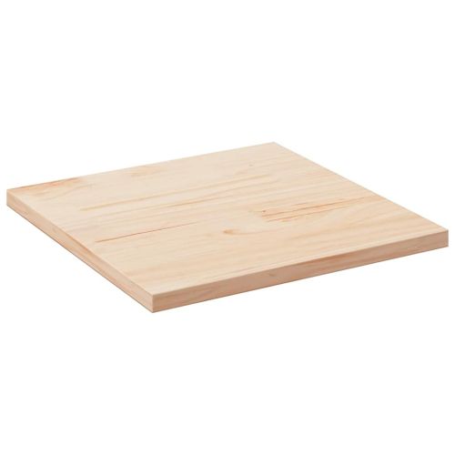 Плот за маса 70x70x2,5 см, масивна дървесина, бор, квадратен