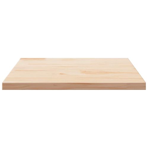 Плот за маса 70x70x2,5 см, масивна дървесина, бор, квадратен