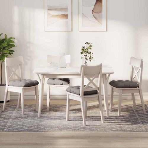 Възглавници за седалки 4 pcs Таупе 45 x 45 x 12 см текстил