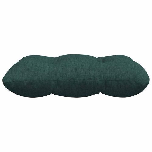 Възглавници за седалки 4 pcs Тъмен зелен 45 x 45 x 12 см