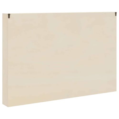 Стена дисплей кутия с рафт Бежово 80 x 8,5 x 54 см Шперплат
