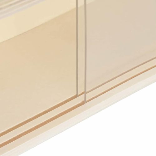 Стена дисплей кутия с рафт Бежово 80 x 8,5 x 54 см Шперплат