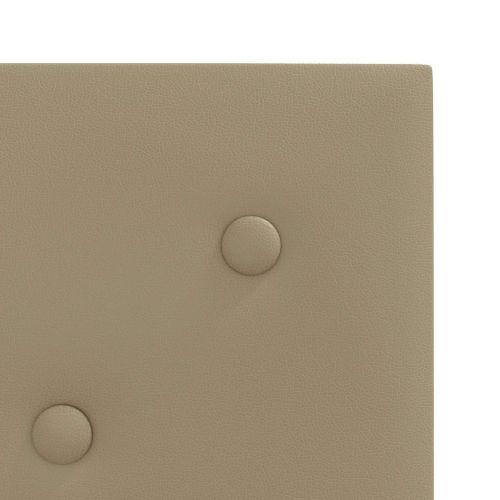 Стенно табло за легло 12 pcs Капучино 30 x 30 cm Изкуствена