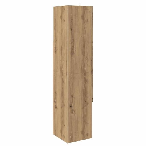 Ъглов шкаф Дъб 32x32x140см Инженерно дърво