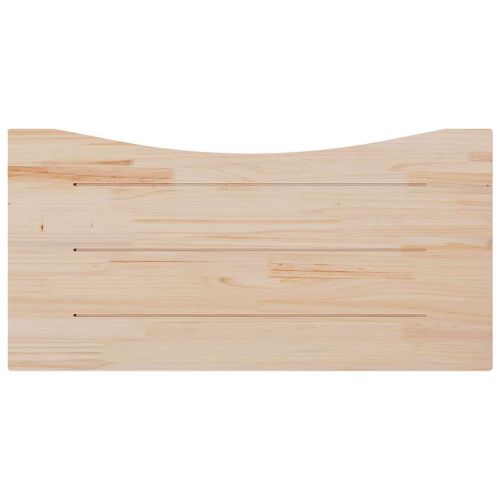 Плот за бюро, 110x55x2,5 см, борово дърво масив