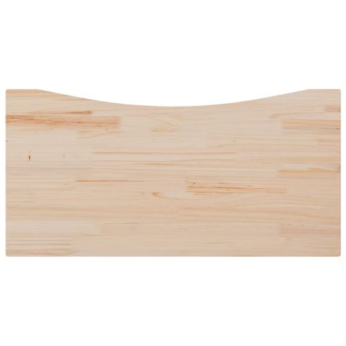 Плот за бюро, 110x55x2,5 см, борово дърво масив
