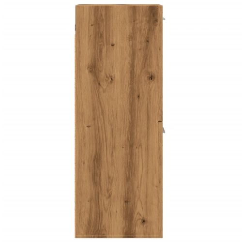 Висящ шкаф за баня Artisan Oak 30x30x80 cm Инженерна дървесина