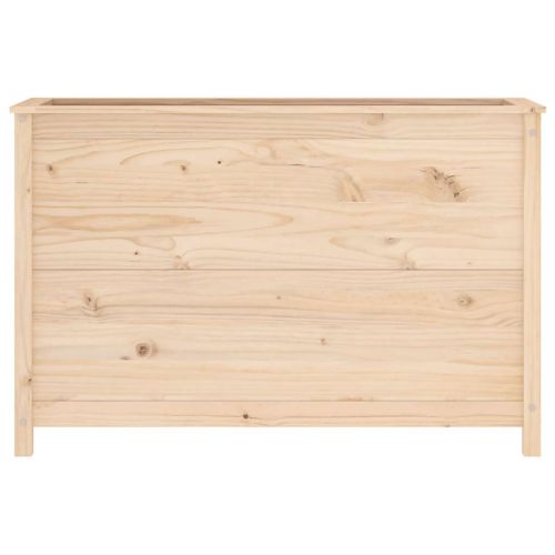 Градинско повдигнато легло, 119,5x40x78 см, бор масив
