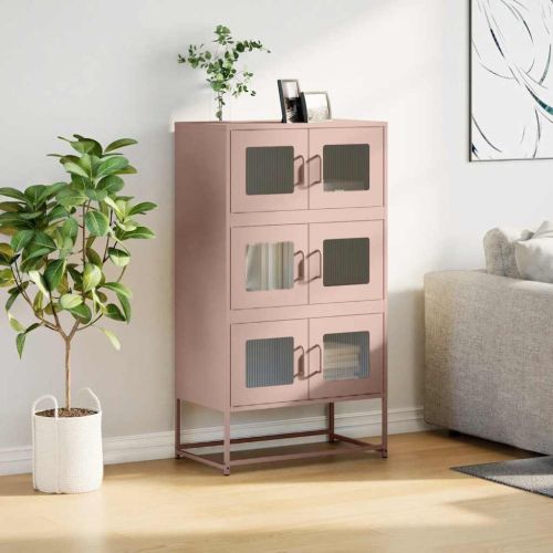 Висока дъска Pink 68x39x123 cm Стомана