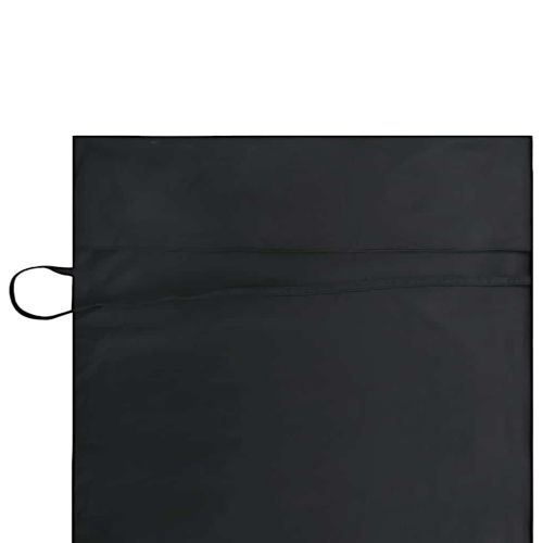 Кърпи за шезлонг 2 pcs Черно 210 x 75 cm Полиестер и полиамид