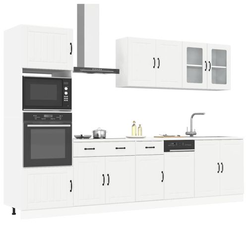 Комплект кухненски шкафове от 7 части Kalmar, инженерно дърво