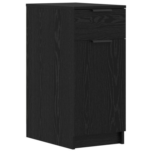 Бюро с чекмедже Черния дъб 133 x 50 x 75 см Инженерно дърво