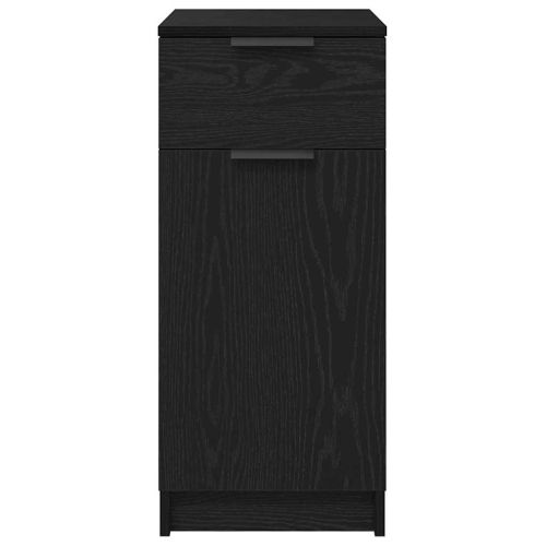 Офис шкаф Черния дъб 33 x 50 x 75 см Инженерно дърво