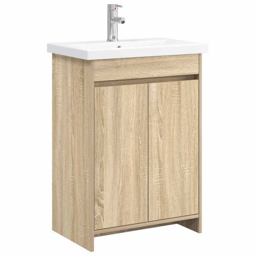 Комплект мебели за баня Дъб сонома 81 x 40 x 84,5 см