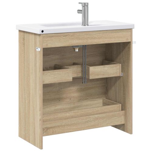 Комплект мебели за баня Дъб сонома 81 x 40 x 84,5 см