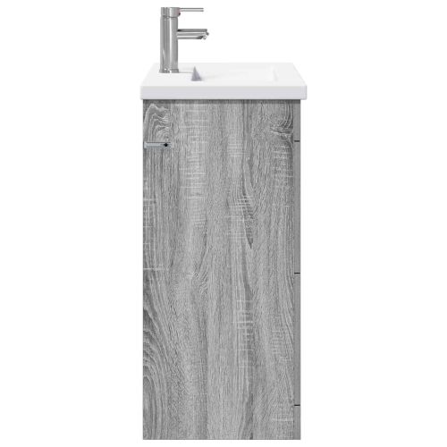 Комплект мебели за баня Сив Сонома 81 x 40 x 84,5 см