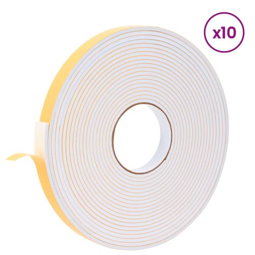 Самоотлепваща се пяна лента 10 pcs Бяло 20mm x 10m CR пяна