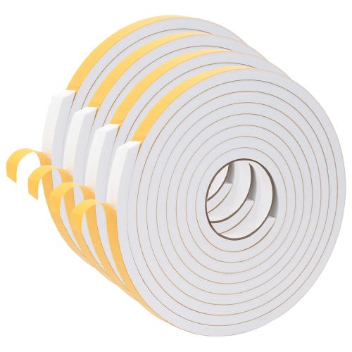 Самоотлепваща се пяна лента 4 pcs Бяло 20mm x 5m CR пяна