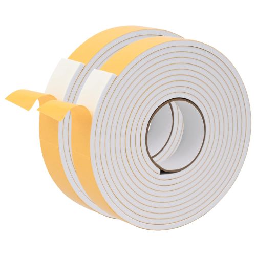 Самоотлепваща се пяна лента 2 pcs Бяло 30 мм х 5 м CR пяна