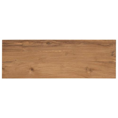 Конзолна маса Натурално 90 x 30 x 80 см Солидно тиково дърво