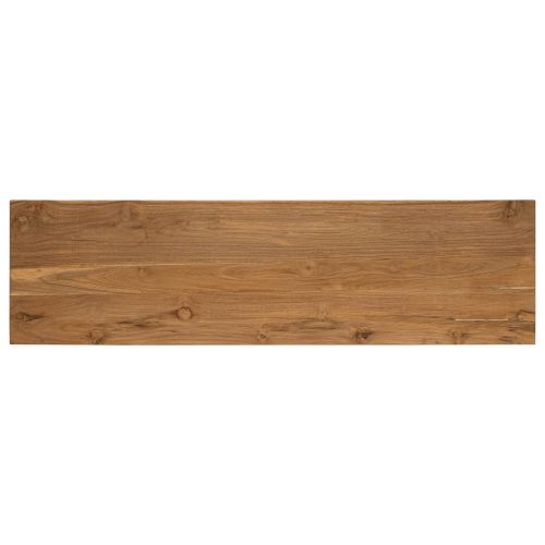 ТВ шкаф 110 x 30 x 40 cm Натурално Солидно тиково дърво