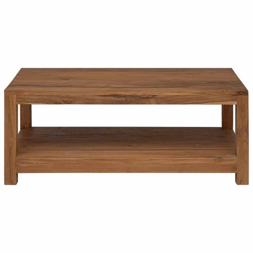 Масичка за кафе Натурално 100 x 50 x 40 cm Солидно тиково дърво