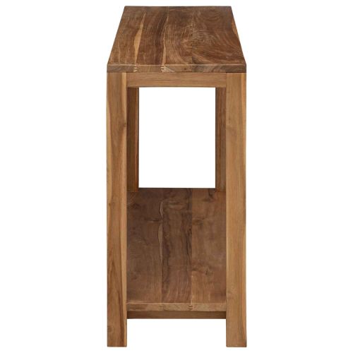 Конзолна маса Натурално 110 x 35 x 75 cm Солидно тиково дърво