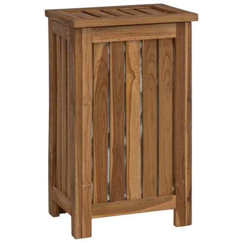 Кошница за Пране Натурално 35 x 25 x 60 cm Солидно тиково дърво