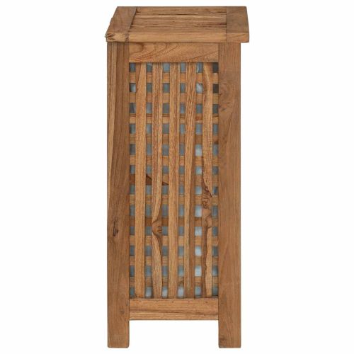 Кошница за Пране Натурално 35 x 25 x 60 cm Солидно тиково дърво