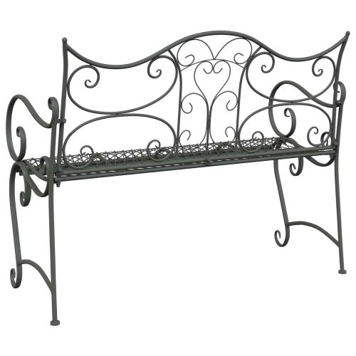 Градинска пейка 2-Брой места 114 x 56,5 x 90 см Стомана