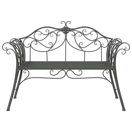 Градинска пейка 2-Брой места 130 x 47 x 90 см Стомана