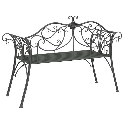 Градинска пейка 2-Брой места 130 x 47 x 90 см Стомана