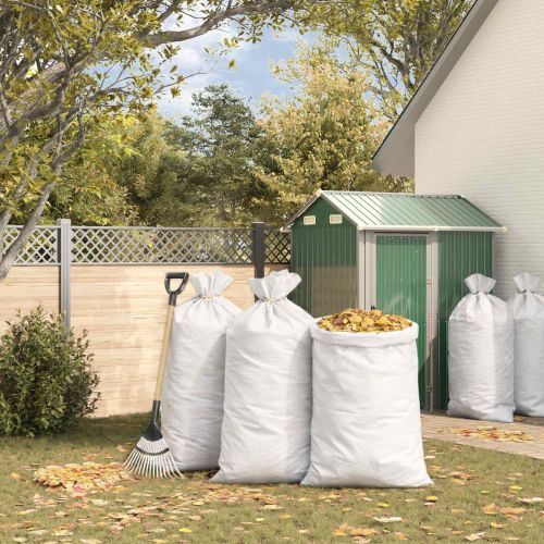 Тъкани чували 10 pcs Бяло 80 x 125 см ПП
