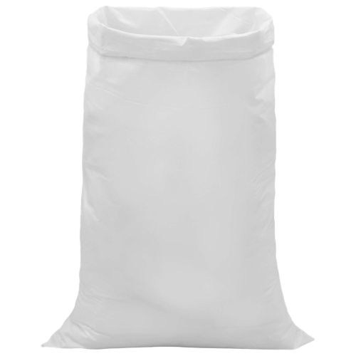 Тъкани чували 10 pcs Бяло 80 x 125 см ПП