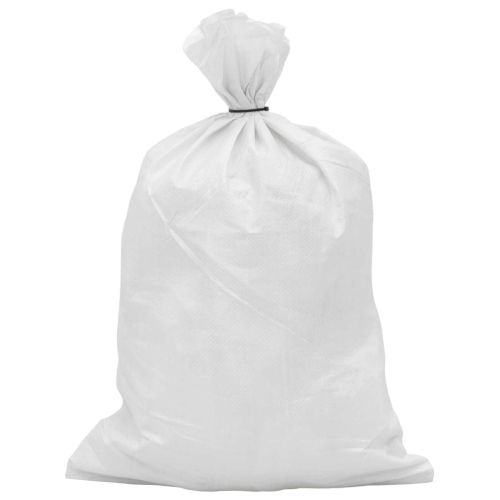 Тъкани чували 100 pcs Бяло 50 x 80 cm ПП