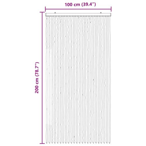 Мрежа против насекоми Шенил Сив и бежов 100 x 200 cm 100% ПП