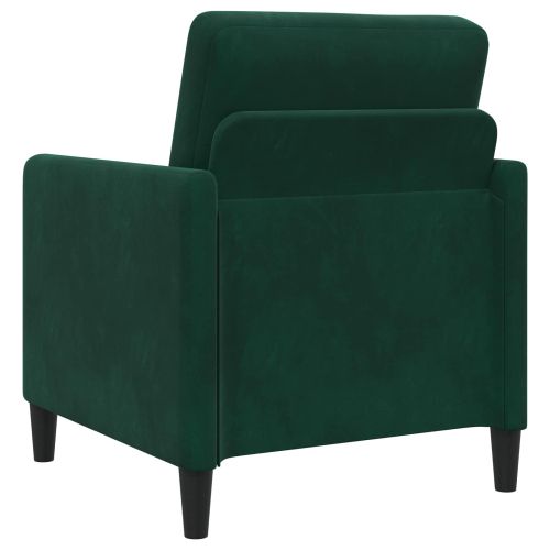 Диван с storage Тъмнозелено 72 x 78 x 87 см Полиестер