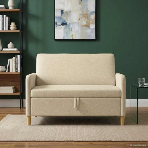 Диван с storage Кремаво 122 x 78 x 87 см Полиестер