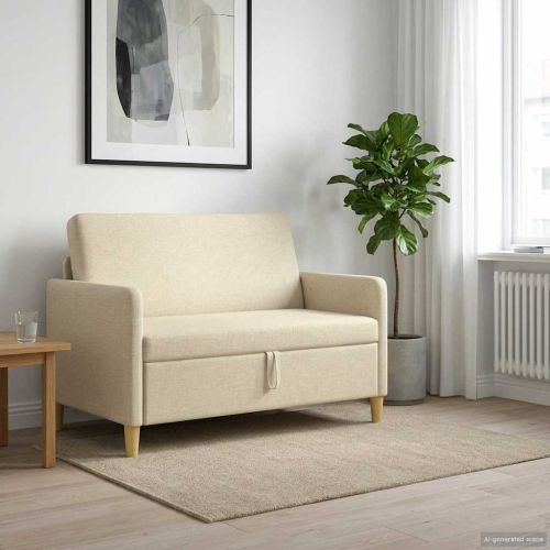 Диван с storage Кремаво 122 x 78 x 87 см Полиестер