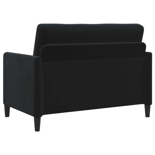 Диван с storage Черно 122 x 78 x 87 см Полиестер