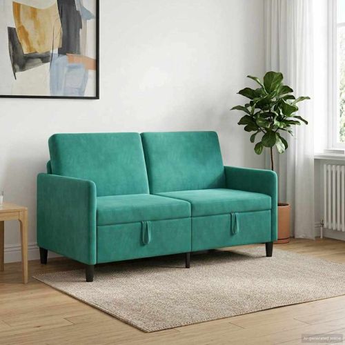 Диван с storage Тюркоаз 152 x 78 x 87 см Полиестер