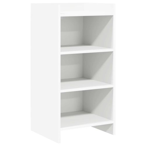 Служебен шкаф Бяло 40 x 36 x 80 см Инженерна дървесина